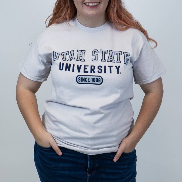 Gray, Utah State University, Since 1888, T-Shirt